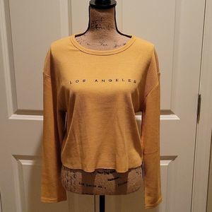 NWT Women's trendy Los Angeles waffle knit fabric. Unique and one of a kind.